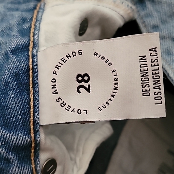 NWT LOVERS + FRIENDS Jack High Rise Cutoff Denim Shorts 28 - Picture 8 of 10